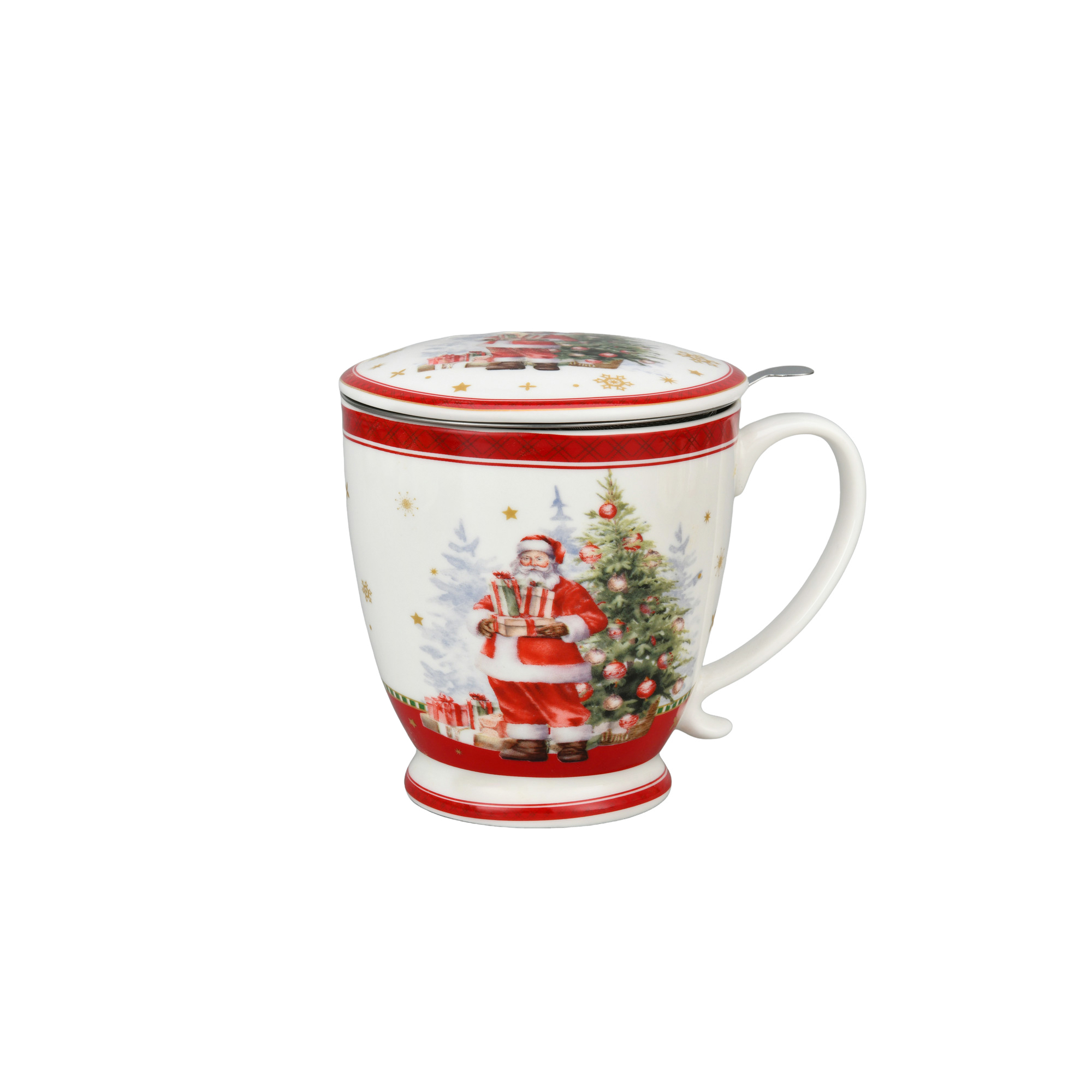 Santa's Gift Season 480ml Mug with Lid & Infuser