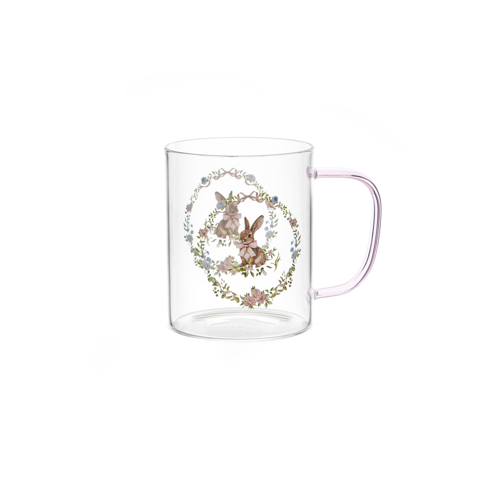  Joy Bunny 400ml Glass Mug